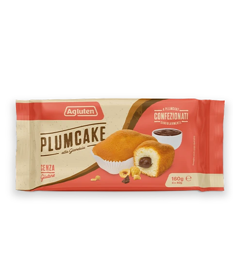 Plumcake alla gianduia senza glutine - prodotto di Agluten
