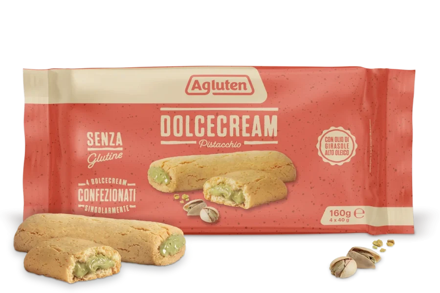Biscotto ripieno al pistacchio Dolcecream prodotto
