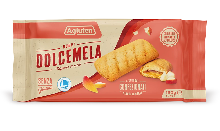 Mini strudel di mele senza glutine di Aguten