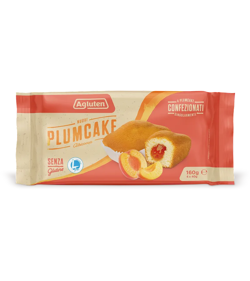 Nuovi Plumcake Albicocca senza glutine di Agluten