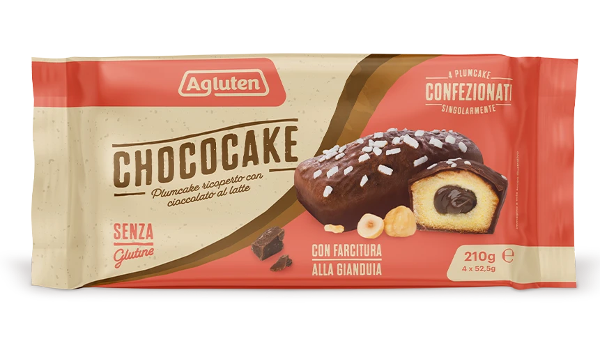 plumcake ricoperto al cioccolato senza glutine - chococake