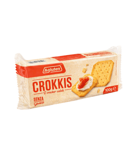 Confezione Crokkis cracker salati Agluten senza glutine
