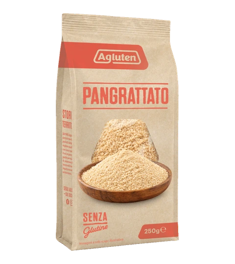 pangrattato senza glutine Agluten: con il 96% di farina di mais, per le impanature