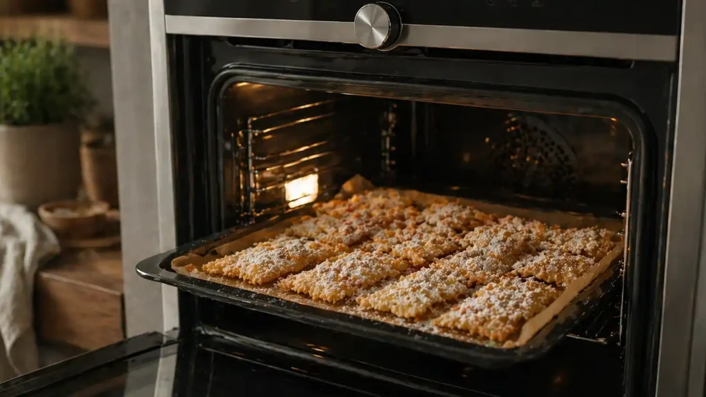 chiacchere senza glutine al forno