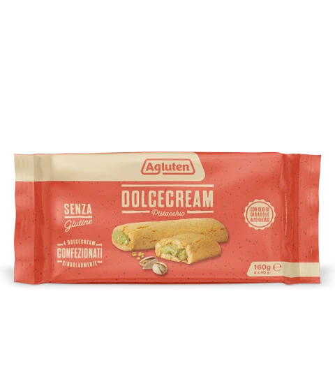 Biscotto ripieno al pistacchio Dolcecream - Agluten