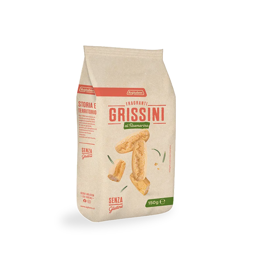 grissini l Grissini al rosmarino senza glutine Agluten