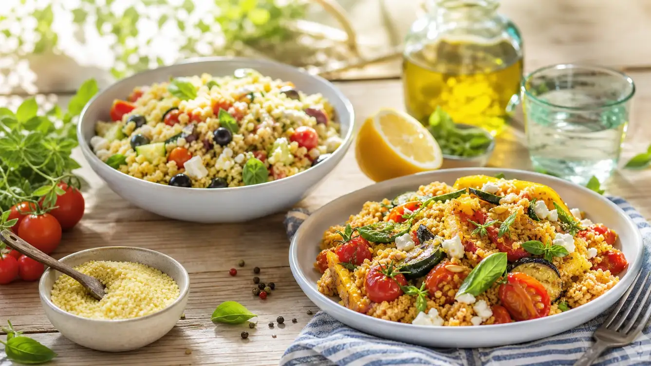 Ricette cous cous senza glutine facili: freddo, con verdure, con pollo. Come cucinarlo e sgranarlo perfettamente.